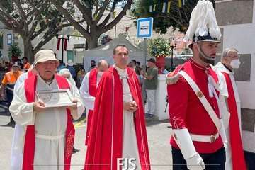 Telde rinde tributo a San Lorenzo en la capital grancanaria/Francisco Javier Santana.